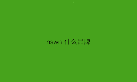 nswn什么品牌(snns是什么牌子)